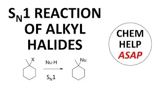 SN1 reaction of alkyl halides
