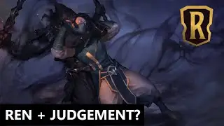 REN SHADOWBLADE'S Judgement | Legends of Runeterra | LoR | Shen and Garen Deck