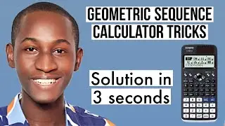 HOW TO USE CALCULATOR TO SOLVE SEQUENCES AND SERIES FAST: Casio Fx-991 ex Tricks