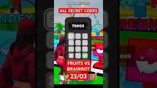 FRUITS VS BRAINROTS MAP FORTNITE CREATIVE pandvil ALL SECRET CODE 3 BANANA BANDIT 24/10 #shorts