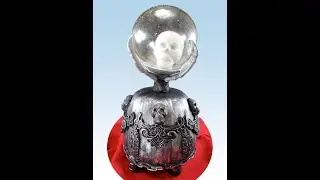 Mystically Delicious Gothic Crystal Ball Halloween Cake Decorating How-to Video Tutorial Part 6