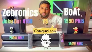 Biggest Comparison : Zebronics 4100 vs Boat Aavante 1550 Plus Soundbar