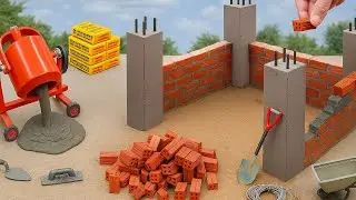 Lightning Disaster House On Fire - Diy Mini Bricks House Construction Science Project #tractor 