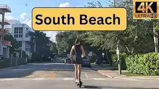Driving in South Beach Miami, Florida on a Busy Day 4