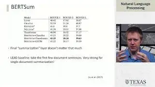 Neural Extractive Summarization Models (Natural Language Processing at UT Austin)