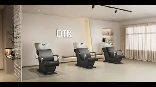 Beckman Salon Shampoo Unit with Adjustable Seat DIR