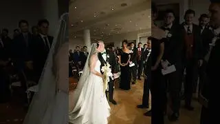 Luxury Wedding in Cincinnati | Black Tie, Emerald Details & Beaded Veil