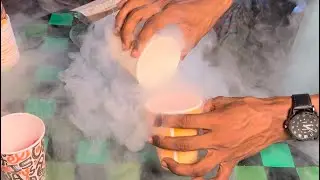 Amazing Nitrogen Smoke Biscuits Making 😱😱