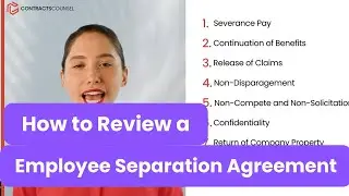 How to Review an Employee Separation Agreement [9 Terms to Find]