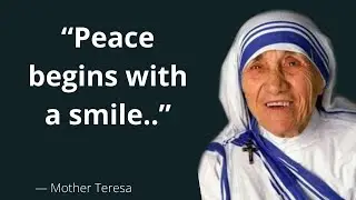 Peace begins with a smile.....