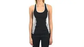 Trina Turk Mini T Split Racerback Tank | SwimOutlet.com