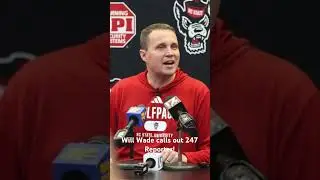 NC State&rsquo;s Will Wade CALLS OUT 247 Reporter!