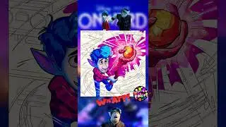 Coloring Disney Pixar ONWARD 💎 #coloringvideos #coloringshorts #disneycharacterart