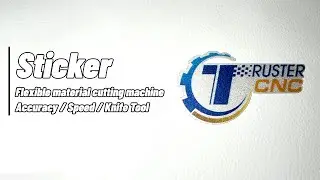 Half-cut advertising stickers---1625 fixed table vibration knife cutting machine
