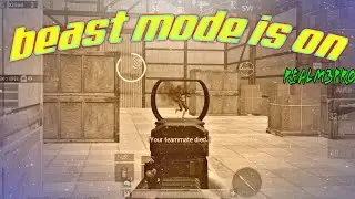 the beast mod is on | pubg mobial sprayd gaming | realm3pro  5fingerclaw + gyroscope