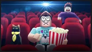 Real cinema movies (Roblox Game) No Community FNF Animation