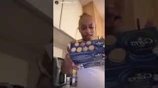 Renee Downer Instagram Story! Eating Brie Part 1!