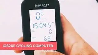iGPSPORT iGS20E Rechargeable Bicycle GPS Computer