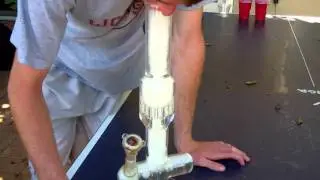 Inline to 12 arm perc bong