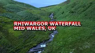 Rhiwargor Waterfall, Wales, UK, Drone Footage (4K)