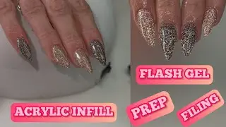 Acrylic infill tutorial for beginner nail techs 