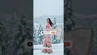 Trending Google Gemini Kashmir Snowfall 🏔️❄️ | Trending Kashmir Photo Editing | girl photo editing
