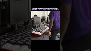 the guy who brings their keyboard to work