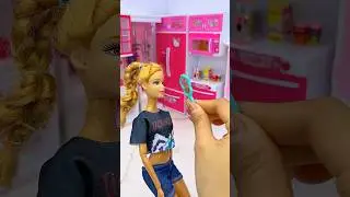 Satisfying With Unboxing Barbie Princess Travel Suitcase Toy, ASMR Video #shorts