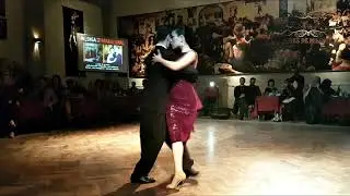 Buenos Aires, Sal&oacute;n Canning, Parakultural milonga, tango por Kei Hasegawa, German Landeira