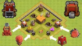 Max TH2 vs All SIEGE MACHINES | #coc | COC Experiments