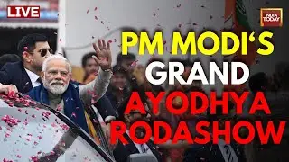 PM Modi Live: PM Modi's Grand Ayodhya Roadshow | Ram Mandir Inauguration | India Today Live