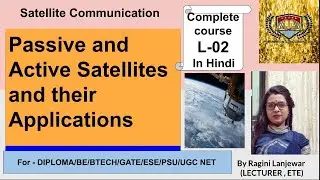 Passive and Active Satellites | Application of Satellites