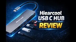 Review - Hiearcool USB C Hub, USB-C Multi-Port Adapter for MacBook Pro, 7IN1 USBC to HDMI