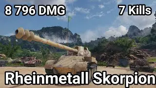 Rheinmetall Skorpion G - 8 796 damage / 7 kill