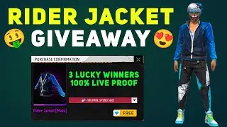 Rider Jacket Giveaway Free Fire | Best Giveaway App For Play Store | Best Redeem Code Earning App