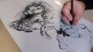 MARC SILVESTRI 5 minutes of inking