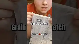 How to Find the Fabric Grain Line & Stretch Like a Pro