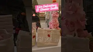 Live Embroidery Event at Glossier Seattle