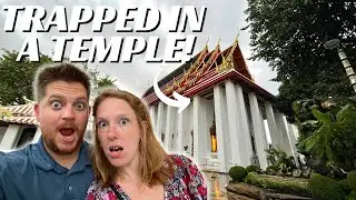 TRAPPED IN A TEMPLE IN THAILAND | Visiting Bangkok's Wat Pho Temple