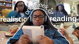 a realistic reading week | starting my january TBR 📚✨