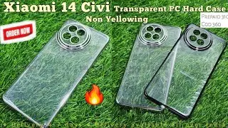 Xiaomi 14 Civi Transparent PC Hard Back Cover ! Xiaomi 14 Civi Best Back Cover