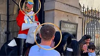 Off Duty Guard Surprises On Duty Guards and Brings a Smile to Their Day!