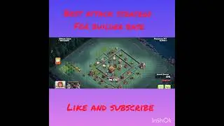 Best attack Strategy for Builder base| #coc | Cannon carts and giants|