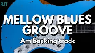 Mellow Blues Groove Backing Track For Guitar In A Minor #rockonjamtracks #blues #backingtrack
