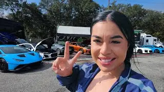 Непогода чуть не сорвала гонки Euro Drag Wars на трассе Orlando Speed ​​World.