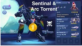 Sentinel + Arc Torrent 6 & 10 = Unstoppable Shockwave! ⚡🔥 | Mech Arena