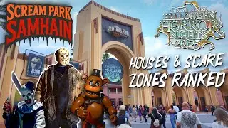 РЕЙТИНГ ДОМОВ В HHN 2025 Орландо Тематический парк Haunt Обзор Universal Studios Florida