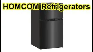 HOMCOM Double Door Mini Fridge with Freezer✔️What's features highlight?