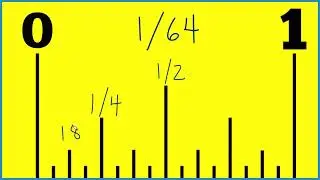 How to Find 1/64 on a Ruler or Tape Measure