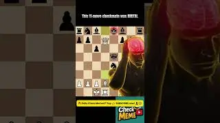 This 11-move checkmate was BRUTAL 🤯 #chess #chessshorts #funnychess #shorts  #chessmeme